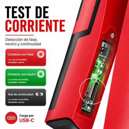 Alicates Eléctricos Multifunción con Test de Voltaje