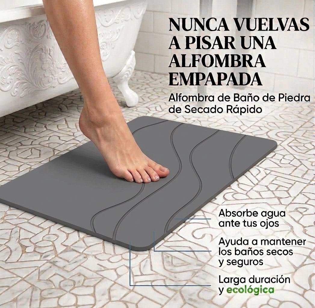 Alfombra de Piedra Secado Rápido