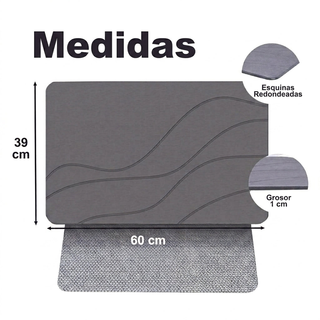 Alfombra de Piedra Secado Rápido