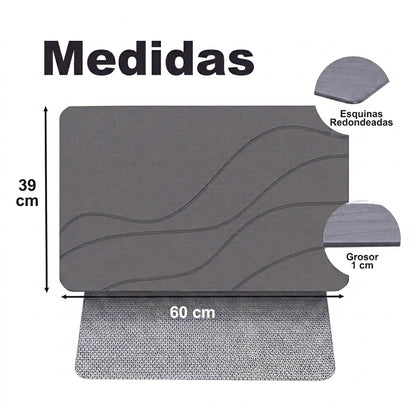 Alfombra de Piedra Secado Rápido
