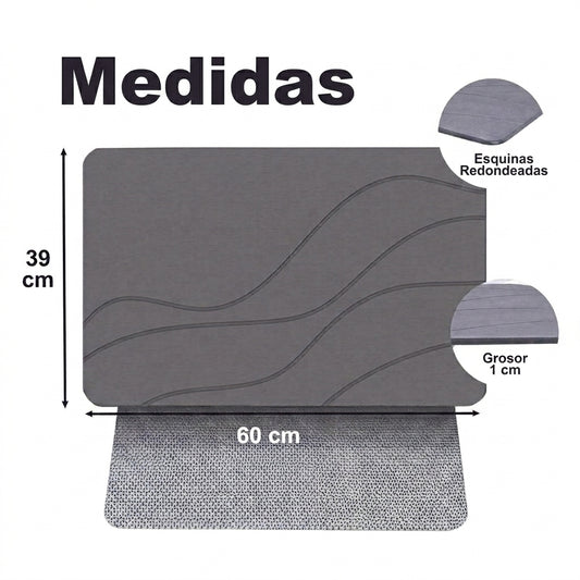 Alfombra de Piedra Secado Rápido