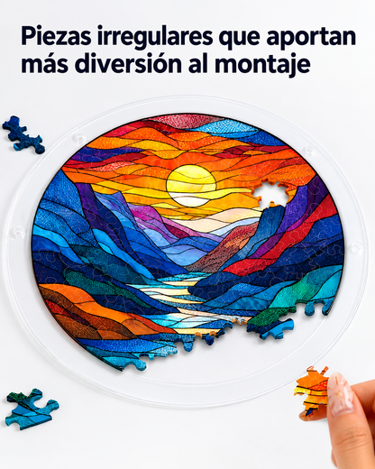 Puzzle Acrílico Atrapasol - Efecto Vitral